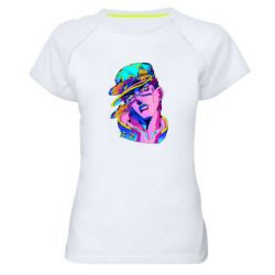 Женская футболка для спорта Jotaro Disc - PrintSalon