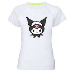 Жіноча футболка для спорту Kuromi maid - PrintSalon