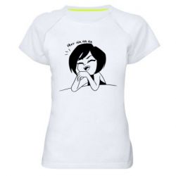 Женская футболка для спорта Marie - PrintSalon