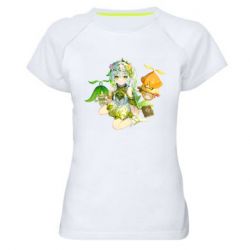 Женская футболка для спорта Нахида Геншин - PrintSalon