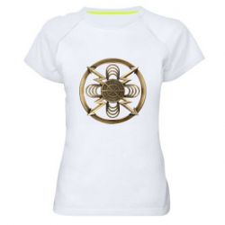 Женская футболка для спорта Радиотехнические войска и войска связи - PrintSalon