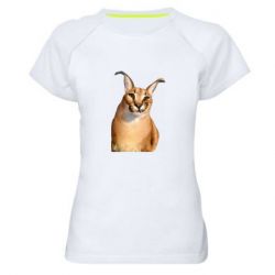 Женская футболка для спорта Большой шлёпа - PrintSalon