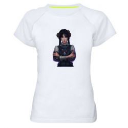 Жіноча футболка для спорту Венздей Українка - PrintSalon