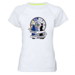 Женская футболка для спорта Wednesday and friends - PrintSalon