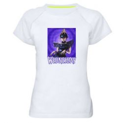 Женская футболка для спорта Wednesday art. - PrintSalon