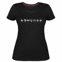 Женская премиум футболка Genshin loading screen - PrintSalon