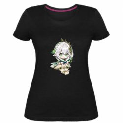 Женская премиум футболка Нахидаа с книгой - PrintSalon