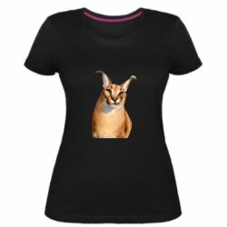 Женская премиум футболка Большой шлёпа - PrintSalon