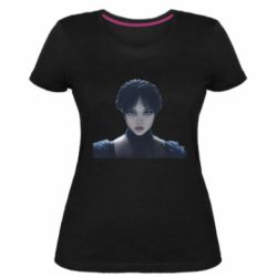 Жіноча преміум футболка Венсдей - PrintSalon