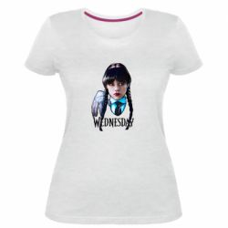 Женская премиум футболка Wednesday and Thing