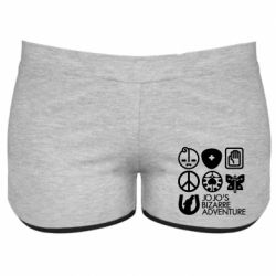 Жіночі шорти JoJo Symbols - PrintSalon