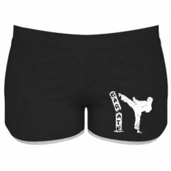 Женские шорты Каратэ удар - PrintSalon