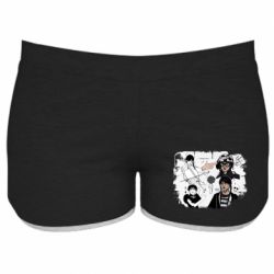 Жіночі шорти Уенздей Аддамс - PrintSalon