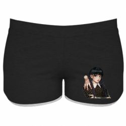 Женские шорты Венсдей и Вещь - PrintSalon