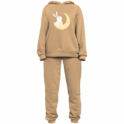 Женский костюм Cute rabbit on the moon - PrintSalon