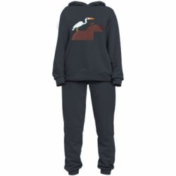 Женский костюм Капибара с цаплей - PrintSalon