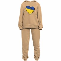 Женский костюм Украина сердце с царапинами - PrintSalon