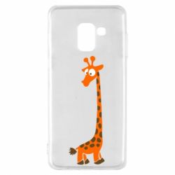 Чехол для Samsung A8 2018 Жираф - PrintSalon