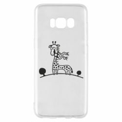 Чехол для Samsung S8 жираф - PrintSalon