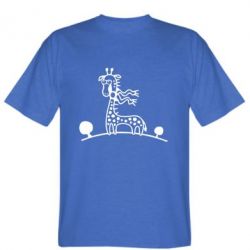 Мужская футболка Stedman жираф - PrintSalon