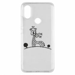 Чехол для Xiaomi Mi A2 жираф - PrintSalon