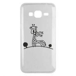 Чехол для Samsung J3 2016 жираф - PrintSalon