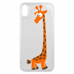 Чехол для iPhone Xs Max Жираф - PrintSalon