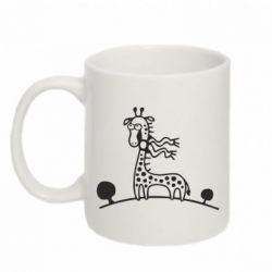 Чашка 320ml жираф