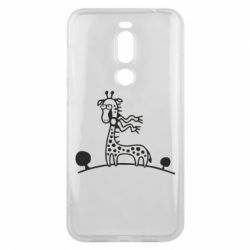 Чехол для Meizu X8 жираф - PrintSalon
