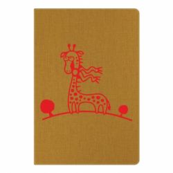 Блокнот с принто жираф - PrintSalon
