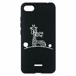 Чехол для Xiaomi Redmi 6A жираф - PrintSalon