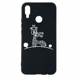 Чехол для Huawei P Smart Plus 2018 жираф - PrintSalon