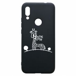 Чехол для Xiaomi Redmi 7 жираф - PrintSalon