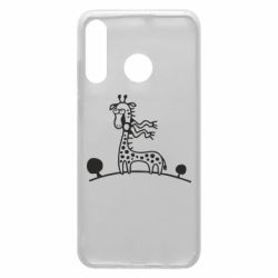 Чехол для Huawei P30 Lite жираф - PrintSalon