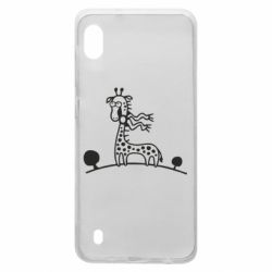 Чехол для Samsung A10 жираф - PrintSalon