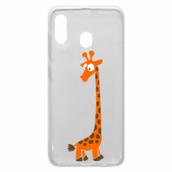 Чехол для Samsung A30 Жираф - PrintSalon