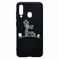 Чехол для Samsung A60 жираф - PrintSalon