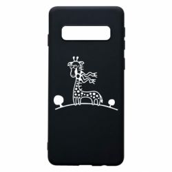 Чехол для Samsung S10 жираф - PrintSalon