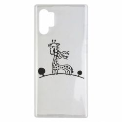 Чехол для Samsung Note 10 Plus жираф - PrintSalon