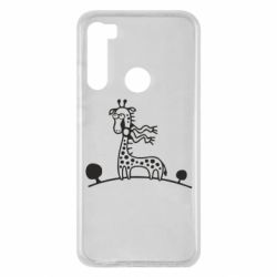 Чехол для Xiaomi Redmi Note 8 жираф - PrintSalon