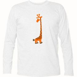 Футболка с длинным рукавом Жираф - PrintSalon