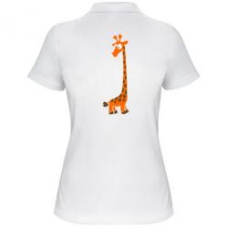 Женское поло Жираф - PrintSalon