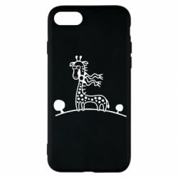 Чехол для iPhone SE 2020 жираф - PrintSalon