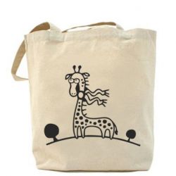 Эко-сумка жираф - PrintSalon