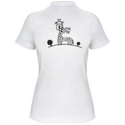 Женское поло жираф - PrintSalon