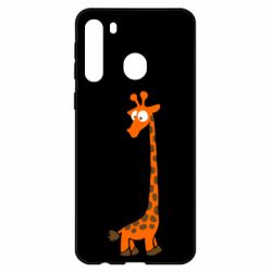 Чехол для Samsung A21 Жираф - PrintSalon