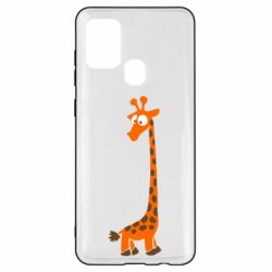 Чехол для Samsung A21s Жираф - PrintSalon