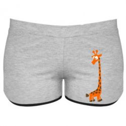Женские шорты Жираф - PrintSalon