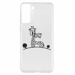 Чехол для Samsung S21+ жираф - PrintSalon