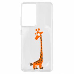 Чехол для Samsung S21 Ultra Жираф - PrintSalon